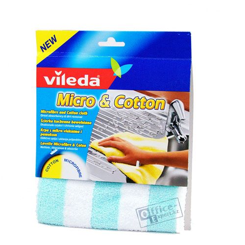Тряпочка из микрофибры и хлопка Vileda / Салфетки хозяйственные oe.kz Тряпочка из микрофибры и хлопка Vileda / Салфетки хозяйственные