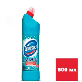 Сантехниканы тазартқыш құрал Domestos "Атлантика балғындығы", 500 мл / Дәретхана және жуынатын бөлме құралдары