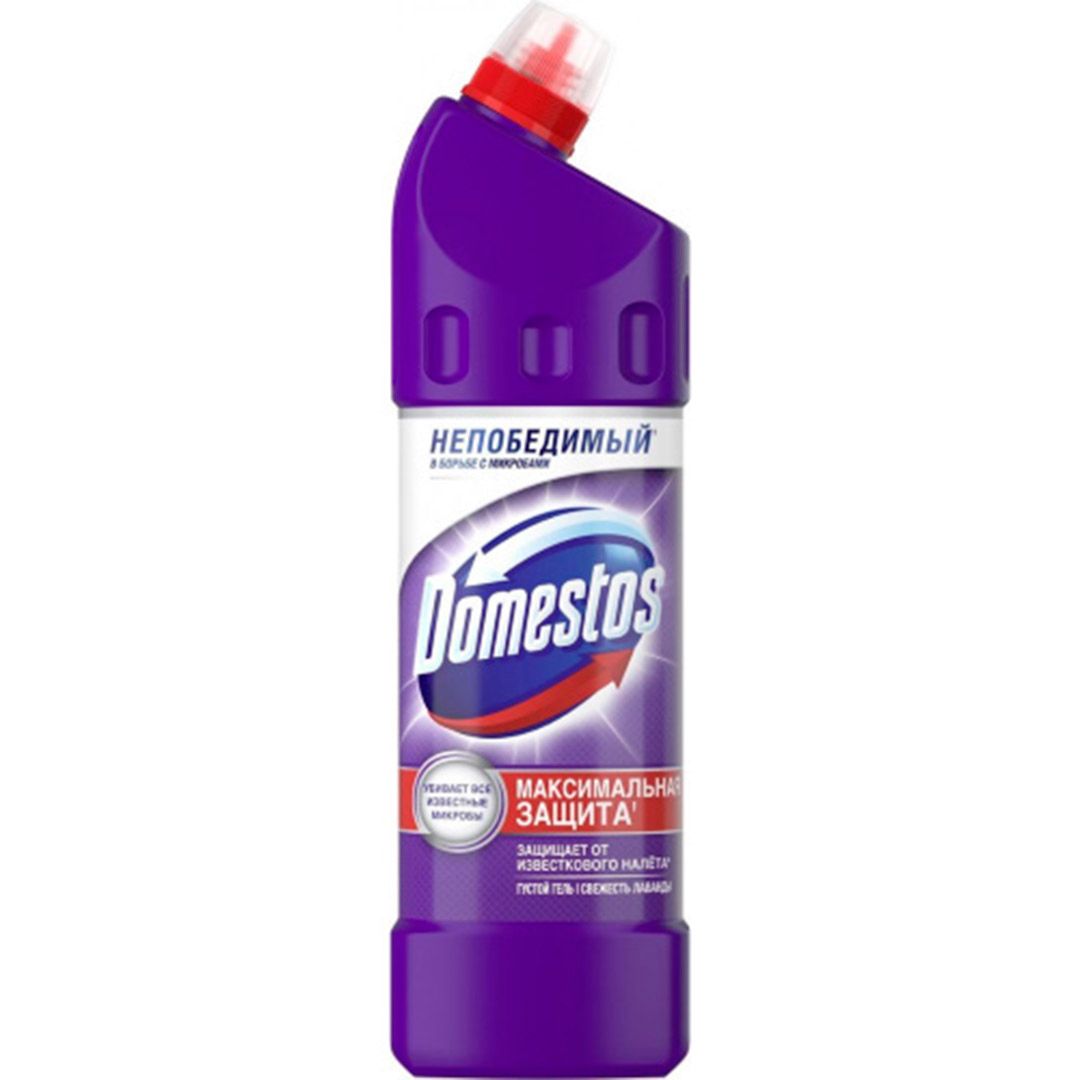 Средство для чистки сантехники Domestos "Лаванда", 1000 мл / Чистящие средства oe.kz Средство для чистки сантехники Domestos "Лаванда", 1000 мл / Чистящие средства