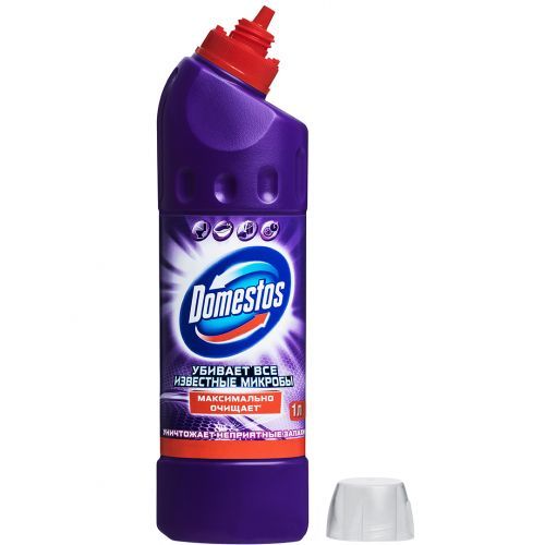 Средство для чистки сантехники Domestos "Лаванда", 1000 мл / Чистящие средства №2 oe.kz Средство для чистки сантехники Domestos "Лаванда", 1000 мл / Чистящие средства №2