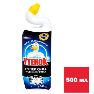 Средство для уборки туалета Утенок "Видимый эффект", 500 мл / Средства для туалетов и ванных комнат