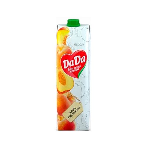 Сок DaDa Персик, 1 л / Напитки и энергетики