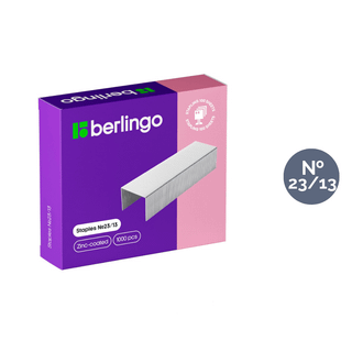 Степлерге арналған қапсырмалар Berlingo №23/13 / Степлерлер қапсырмалары