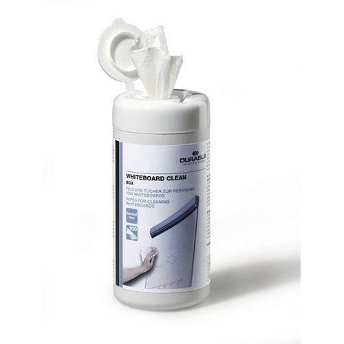 Салфетки влажные Durable для магнитно-маркерных досок, 100 шт/туба / Губки для досок oe.kz Салфетки влажные Durable для магнитно-маркерных досок, 100 шт/туба / Губки для досок