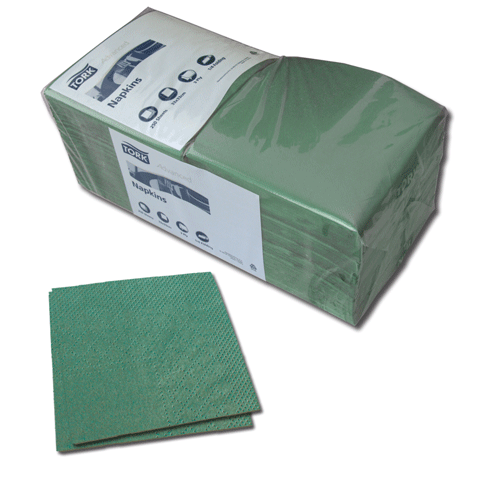 Салфетки Tork Advanced, 3-х слойные. 250 шт., размер листа 33*33 см, зеленые / Салфетки бумажные oe.kz Салфетки Tork Advanced, 3-х слойные. 250 шт., размер листа 33*33 см, зеленые / Салфетки бумажные