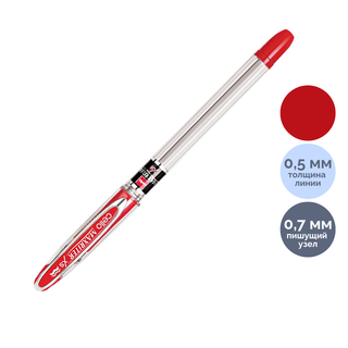 Шарлы қалам Cello "Maxriter XS", 0,7 мм, қызыл, баға бір дана үшін / Автоматты емес шарлы қаламдар