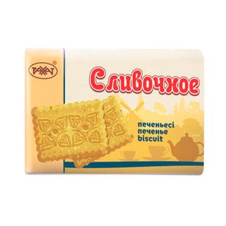 Печенье Рахат "Сливочное", сахарное, 220 гр / Печенье, вафли, крекеры