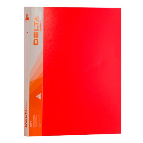 Папка файловая на 30 файлов Delta by Axent, А4 формат, красный / Папки файловые