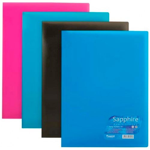 Папка файловая на 20 файлов Axent Malachite, А4 формат, корешок 16 мм, зеленая / Папки файловые №2