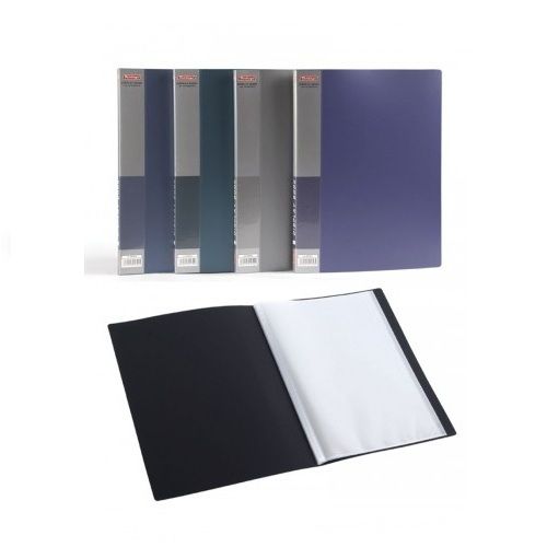 Папка файловая на 10 файлов Berlingo, А4 формат, корешок 9 мм, синий металлик / Папки файловые №4