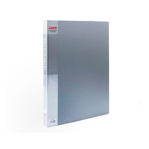 Папка Berlingo с зажимом, А4 формат, корешок 17 мм, серая / Папки с зажимом