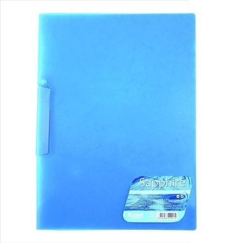 Папка Axent с боковым зажимом, А4 формат, голубая / Папки с клипом