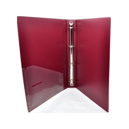 Папка Axent на 4-х кольцах, 35 мм., бордовая / Папки на кольцах