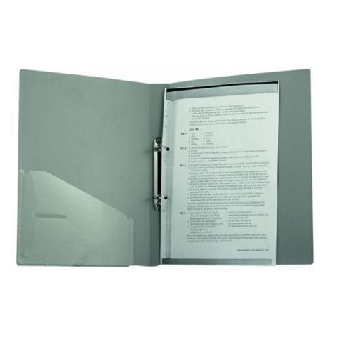 Папка Axent на 2-х кольцах, 25 мм., серая / Папки на кольцах