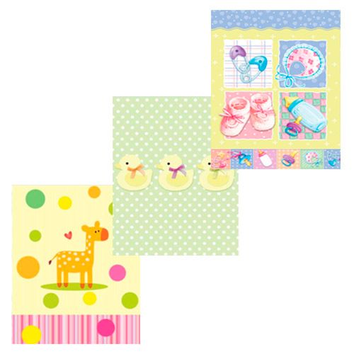 Пакет подарочный 26 х 32 х 13 см. ламинированный День рождения MIX 3 / Упаковка подарков