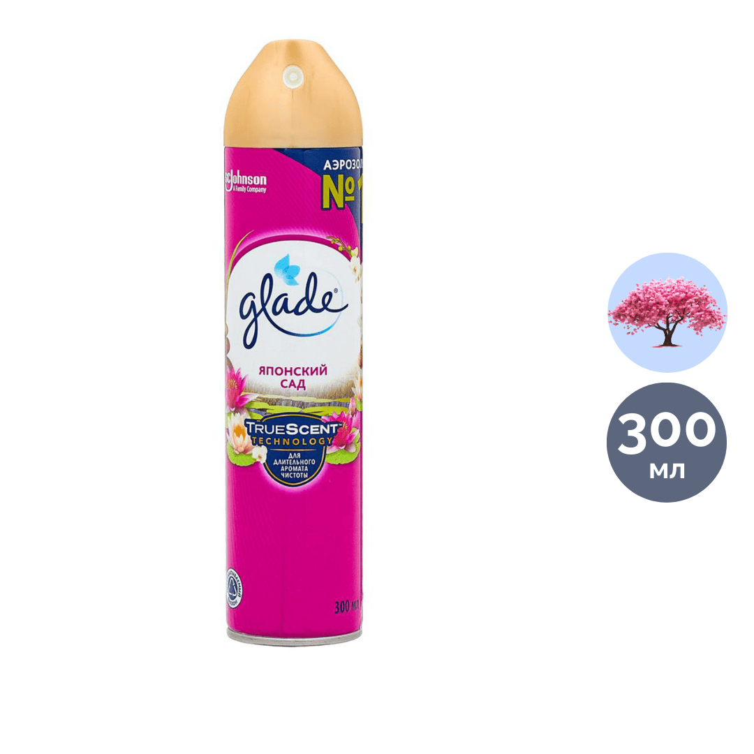 Ауа тазартқыш Glade "Жапондық бақша", 300 мл / Ауа сергіткіштер