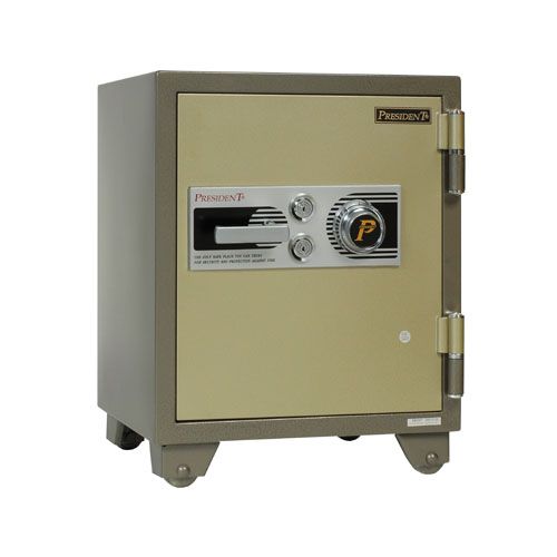 Огнеупорный сейф President SB20, механический код + 2 ключа + ручка, 530*522*675 мм, 110 кг / Сейфы