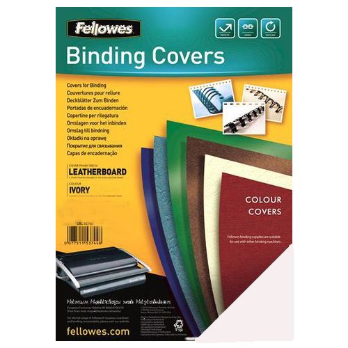 Подложки для переплета картонные Fellowes Copylux, A4, 160 гр, цвет "слоновая кость", 100 шт. / Картонные подложки oe.kz Подложки для переплета картонные Fellowes Copylux, A4, 160 гр, цвет "слоновая кость", 100 шт. / Картонные подложки