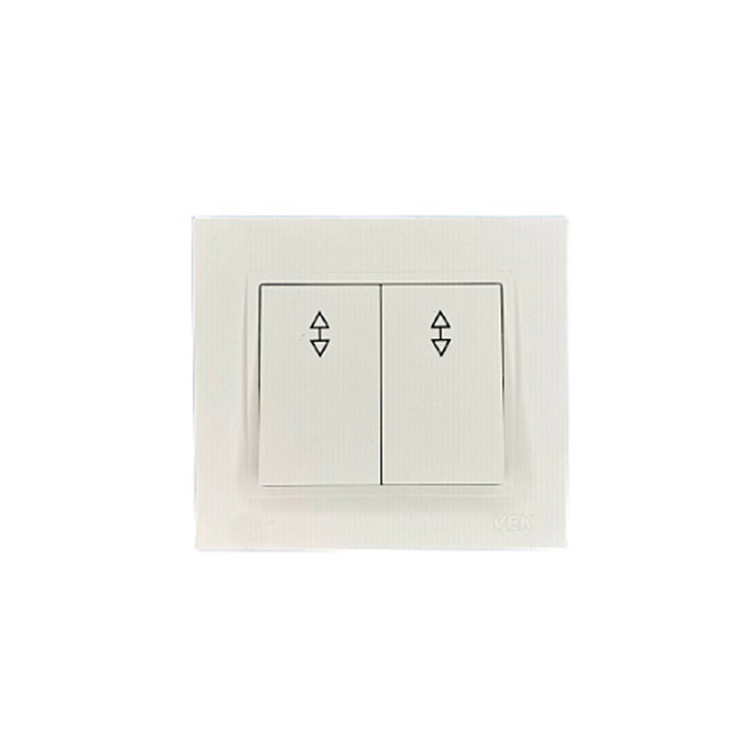 Выключатель проходной двойной VEK Electric Mango Series 250В, 70гр, одноместная рамка / Сетевые фильтры oe.kz Выключатель проходной двойной VEK Electric Mango Series 250В, 70гр, одноместная рамка / Сетевые фильтры