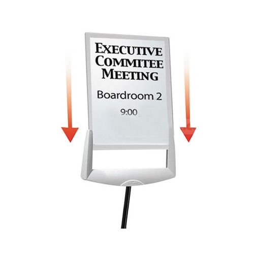 Напольный стенд Durable Sherpa® Infobase, 10 панелей, темно-серый, телескопический / Демонстрационные системы №2