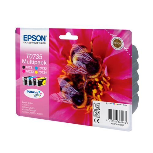 Картридж оригинальный Epson T0735 для C79/CX3900/4900/5900, цветной / null