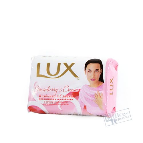 Мыло Lux "Клубника со сливками", 100 гр / Мыло кусковое