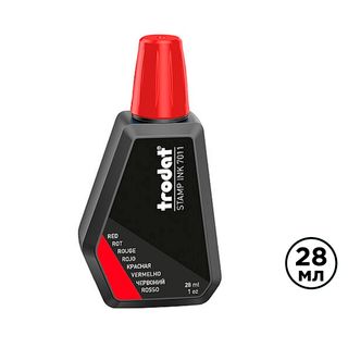 Мастика Trodat, 28 мл, красная  / Штемпельные краски (мастика)