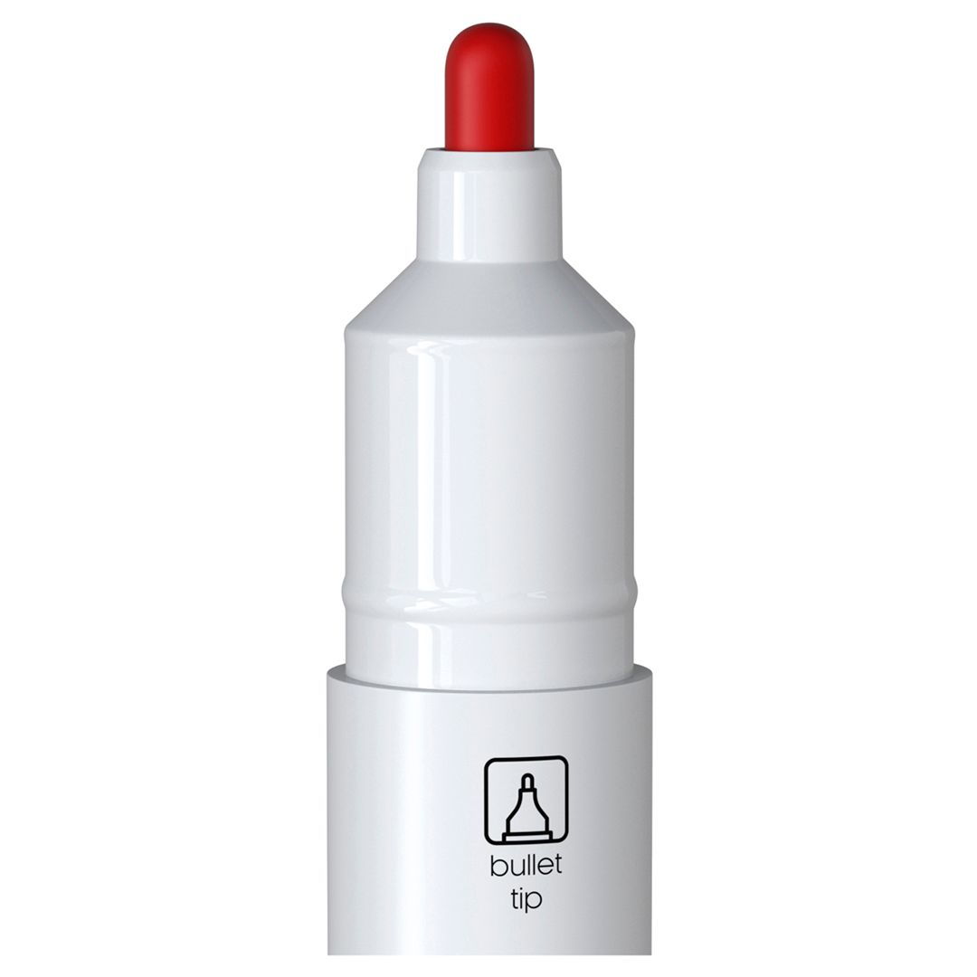 Маркер для доски Berlingo, круглый наконечник, 2 мм, красный, цена за штуку / Маркеры для досок №2