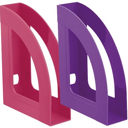Лоток вертикальный Стамм "Респект", 220*290*70 мм, фиолетовый