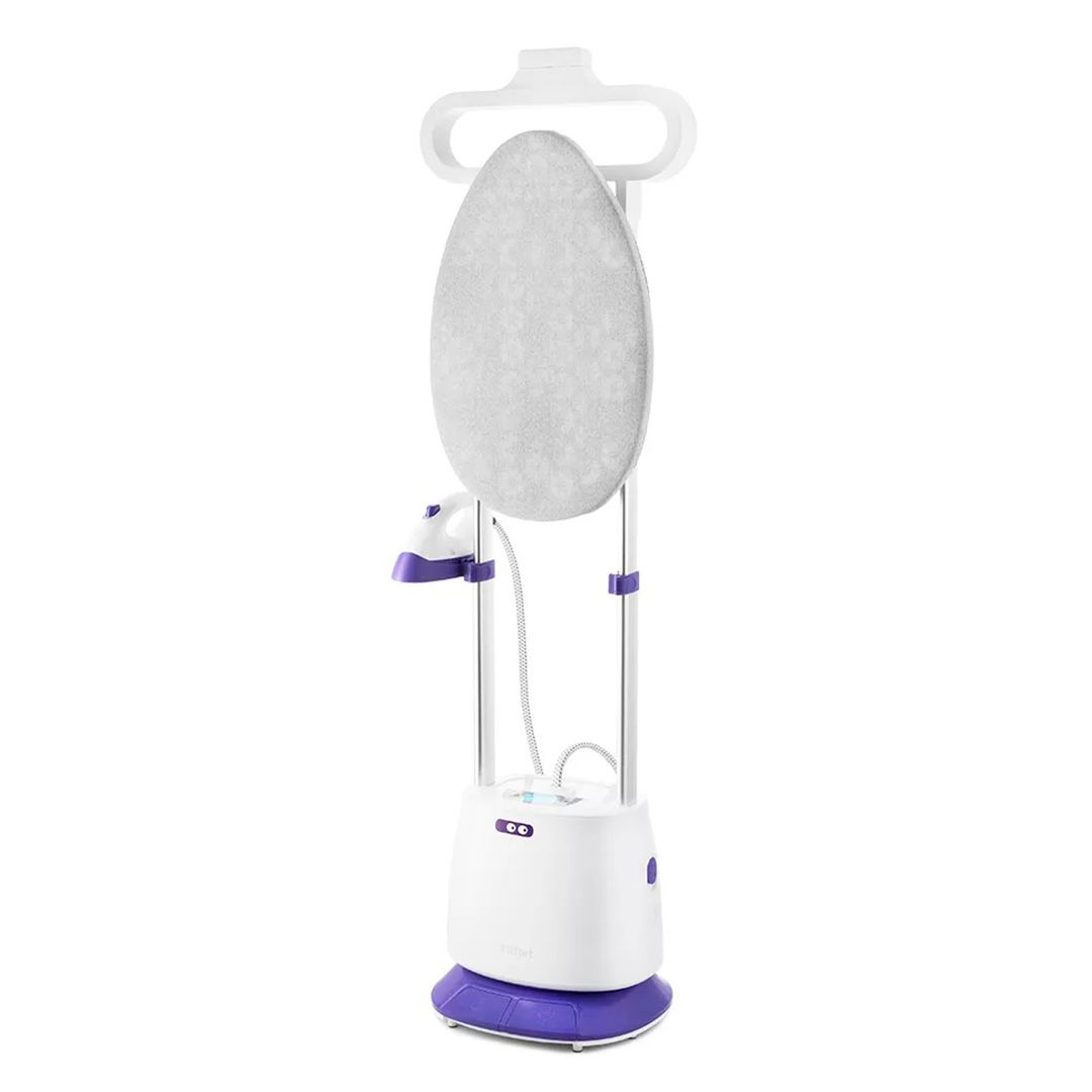 Отпариватель Kitfort КТ-996, мощность 2300 Вт, резервуар 1,6 л, белый/фиолетовый / Уход за одеждой oe.kz Отпариватель Kitfort КТ-996, мощность 2300 Вт, резервуар 1,6 л, белый/фиолетовый / Уход за одеждой