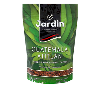 Ерігіш кофе Jardin Guatemala Atitlan, 150 гр, жұмсақ қаптамада / Ерігіш кофе