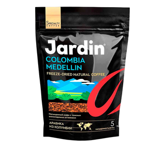 Ерігіш кофе Jardin Colombia, 150 гр, жұмсақ қаптамада / Ерігіш кофе