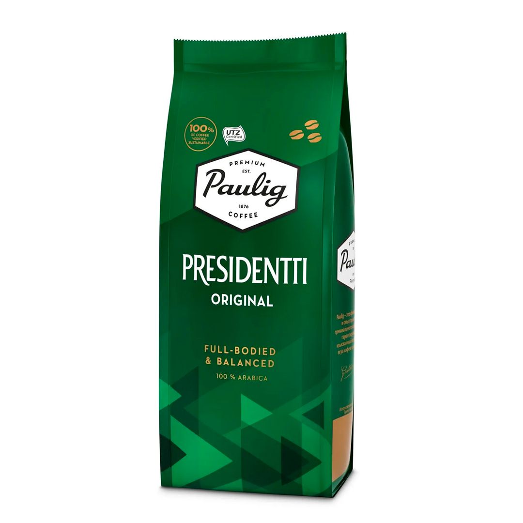 Кофе в зернах Paulig "Presidentti Original", светлой обжарки, 250 гр / Кофе зерновой №2 oe.kz Кофе в зернах Paulig "Presidentti Original", светлой обжарки, 250 гр / Кофе зерновой №2