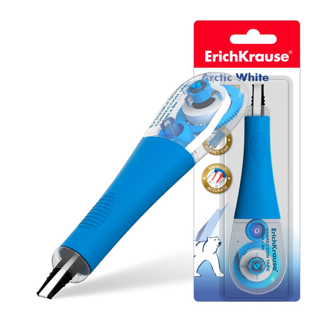 Корректирующая лента Erich Krause "Arctic White", 4,2 мм, длина 8 м / Корректирующие ленты №3