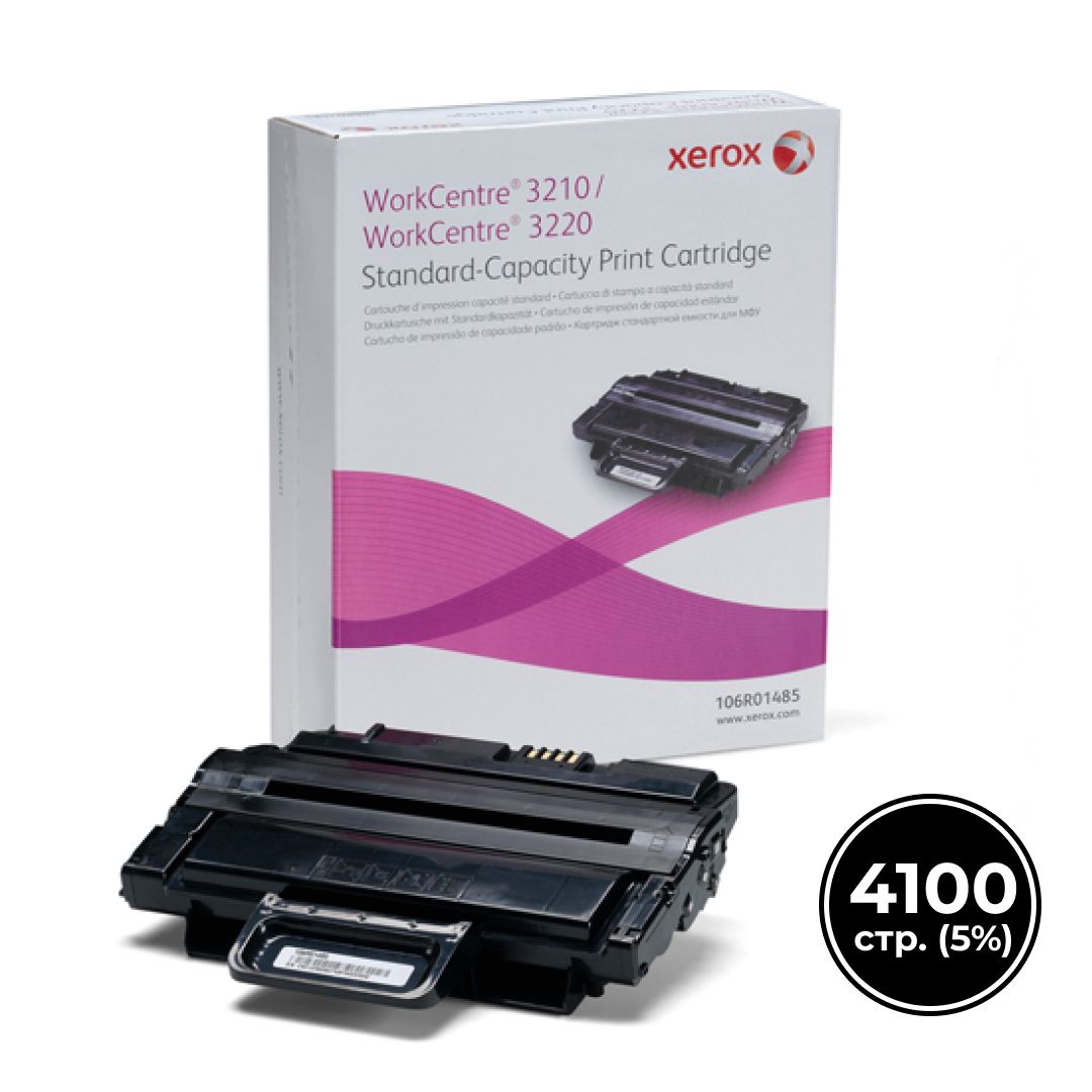 Тонер-картридж оригинальный Xerox 106R01487 для WC 3210/3220, черный / Тонер-картриджи