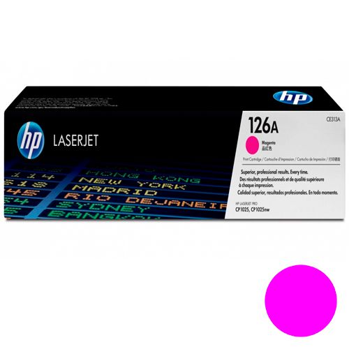 Картридж оригинальный HP CE313A 126A для Color LJ CP1020/1025, M175/275, пурпурный / null