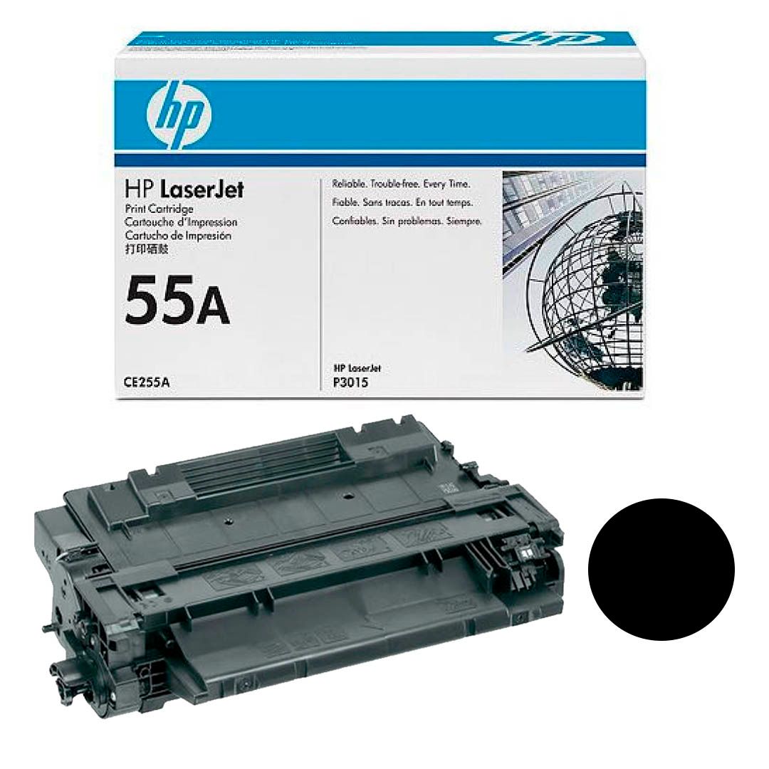 Картридж оригинальный HP CE255A для  LJ P3015/P3011, черный / Картриджи  черные