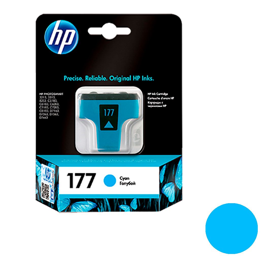 Картридж оригинальный HP C8771HE №177 для PhotoSmart 3213/3313/8253, голубой / null