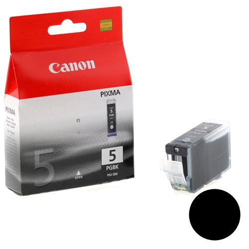 Картридж оригинальный Canon PGI-5Bk для Pixma IP3300/3500/42004500/5200/5300 и MX/MP/IX, черный / null