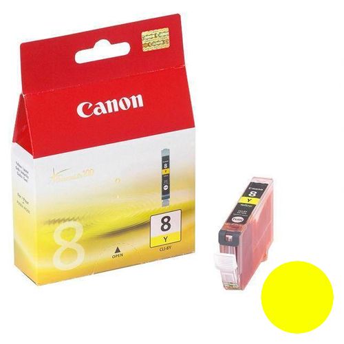 Картридж оригинальный Canon CLI-8Y для Pixma IP3300/3500/42004500/5200/5300 и MX/MP/IX, желтый / null