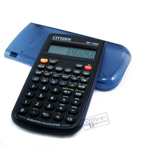 Калькулятор CITIZEN SR-135N инженерный, 8+2 разрядов, 154*84 мм / Калькуляторы карманные №4