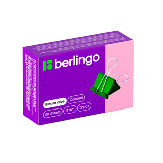 Қағаздарға арналған қысқыш Berlingo, 19 мм, 12 дана, 60 параққа дейін, түрлі-түсті / Қағаз қысқыштар oe.kz Қағаздарға арналған қысқыш Berlingo, 19 мм, 12 дана, 60 параққа дейін, түрлі-түсті / Қағаз қысқыштар