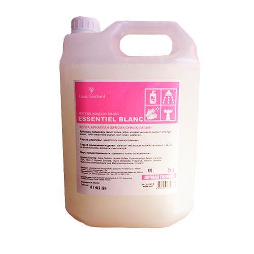 Жидкое крем-мыло Grass "Essentiel Blanc", 5 л / Жидкое мыло