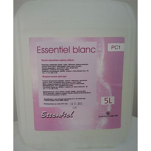 Жидкое крем-мыло Grass "Essentiel Blanc", 5 л / Жидкое мыло №2