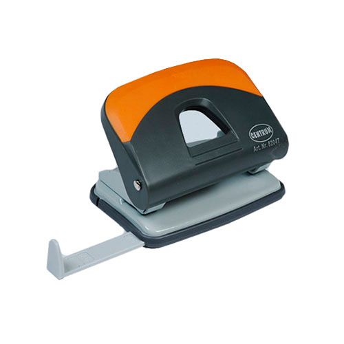 Дырокол на 25 листов Centrum ERGONOMIC LINE, пластик, серо-оранжевый / Дыроколы до 35 листов oe.kz Дырокол на 25 листов Centrum ERGONOMIC LINE, пластик, серо-оранжевый / Дыроколы до 35 листов