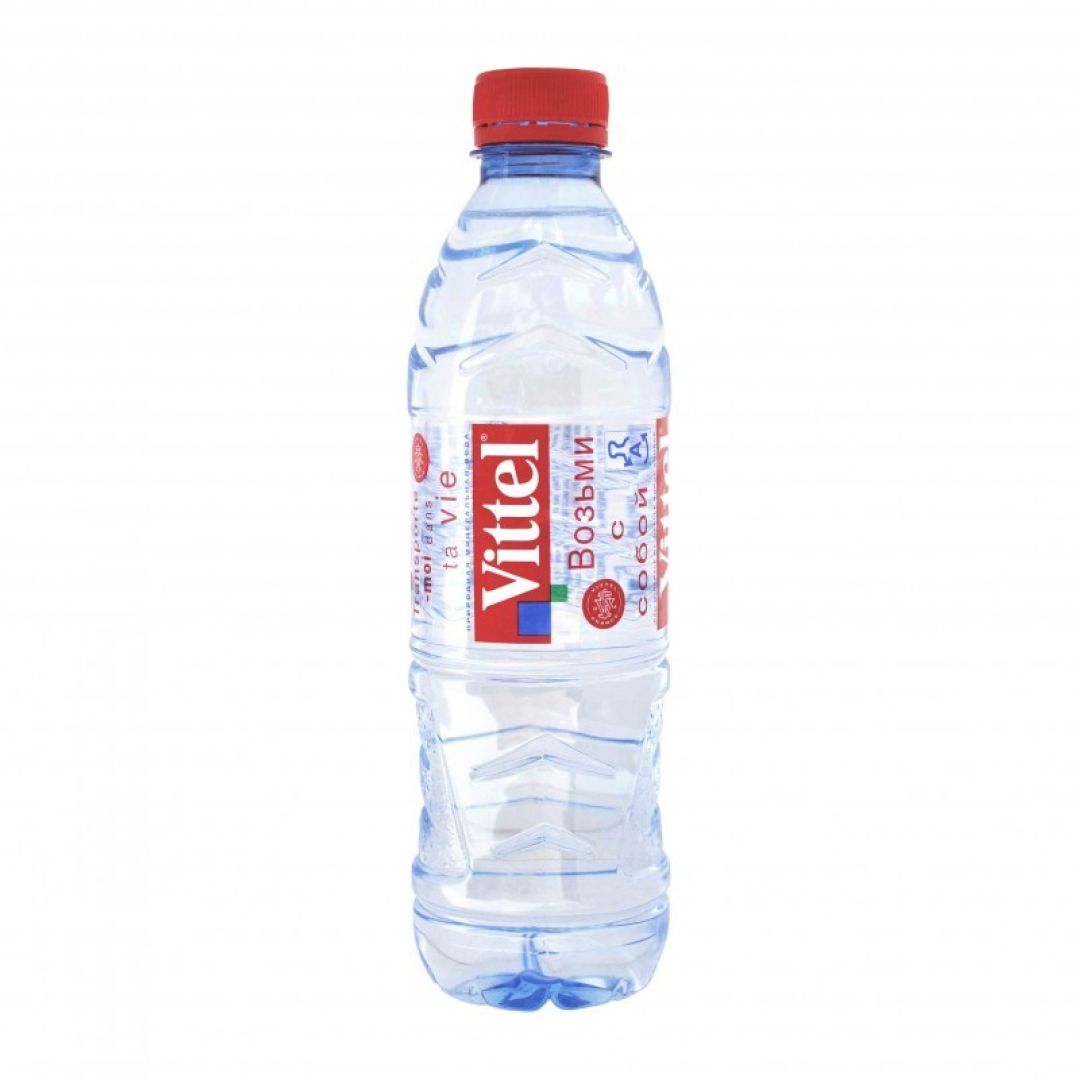 Вода негазированная питьевая "Vittel", 0,5 л / Вода питьевая