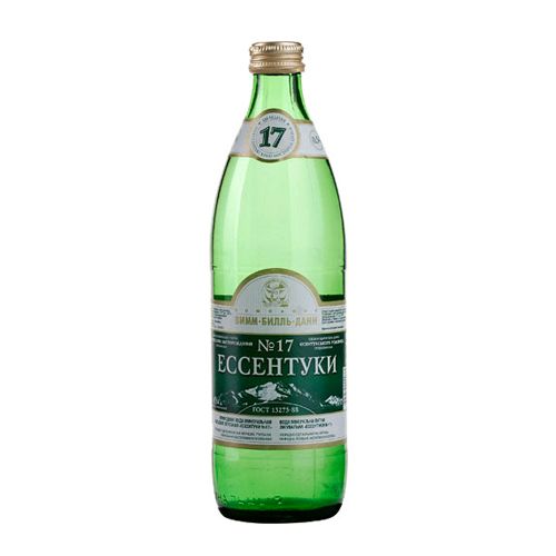 Вода минеральная "Ессентуки №17", 0,54 л., стеклянная бутылка / Вода питьевая oe.kz Вода минеральная "Ессентуки №17", 0,54 л., стеклянная бутылка / Вода питьевая