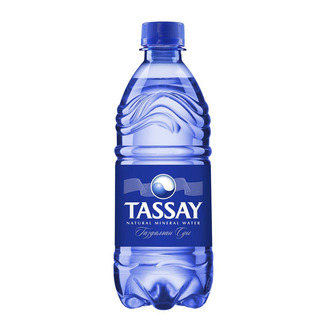 Вода газированная питьевая "Tassay", 0,5 л, пластиковая бутылка