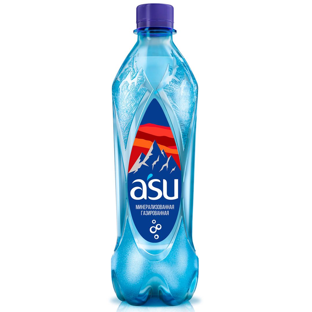 "ASU" газдалған ауыз суы, 0,5 л / Ауыз су