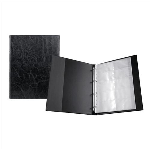 Визитница 5-ти рядная на кольцах Axent на 200 визиток, 330*250 мм, черная / Визитницы настольные oe.kz Визитница 5-ти рядная на кольцах Axent на 200 визиток, 330*250 мм, черная / Визитницы настольные